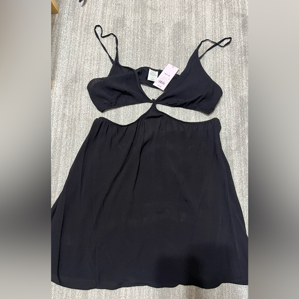 Wild Fable Black Cutout Top